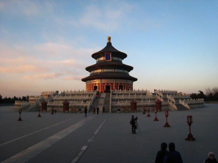 O Templo do Céu, em Pequim. Imagem: Wikimedia Commons.