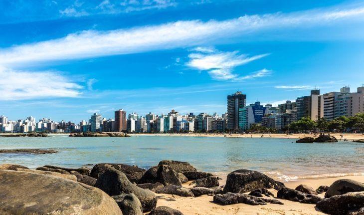 Praia da Costa (Costa Beach) in Espirito Santo, Brazil