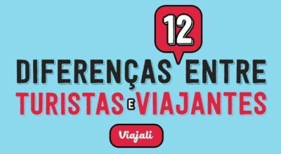 Imagem ilustrativa: 12 diferenças entre turistas e viajantes (infográfico)