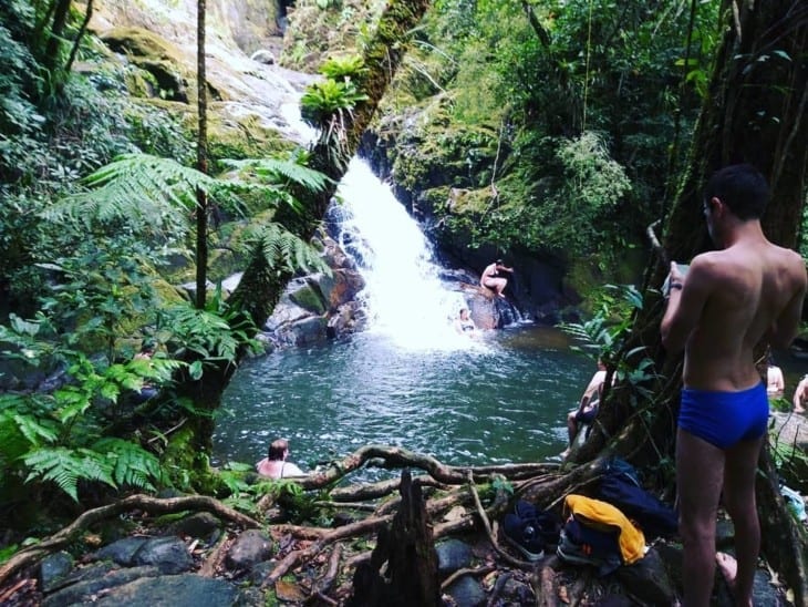 Cachoeira na Ilha do Cardoso