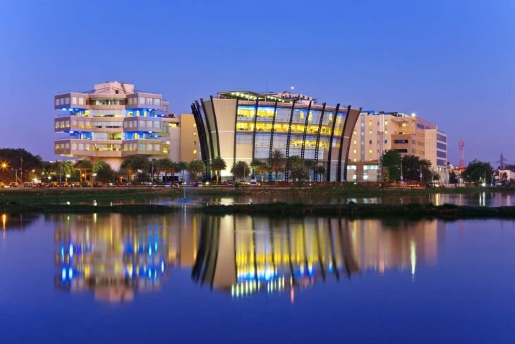 Bangalore Skyline at business zone, India