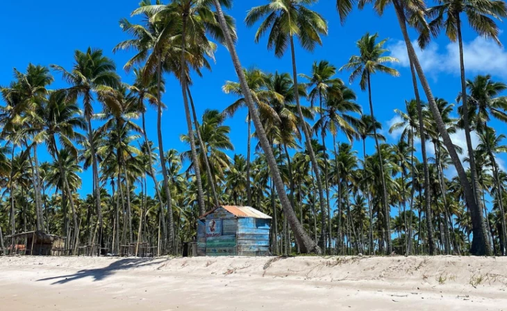 Praia da Cueira na Ilha de Boipeba