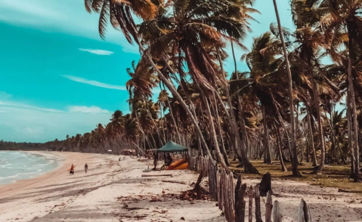 Praia de Moreré na Ilha de Boipeba