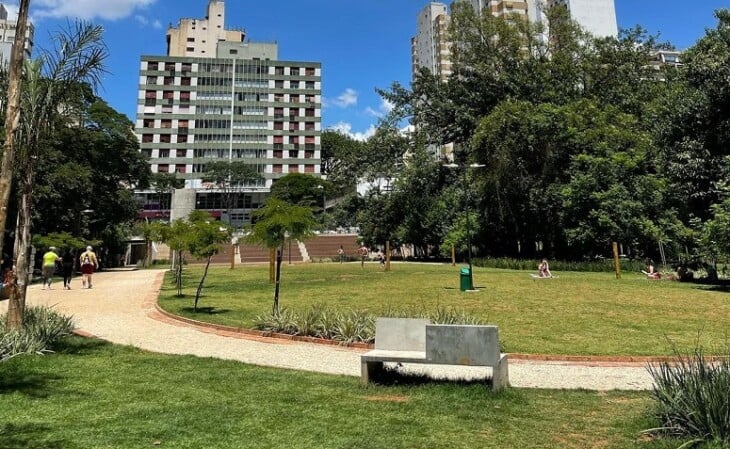 atividade física no Parque Augusta