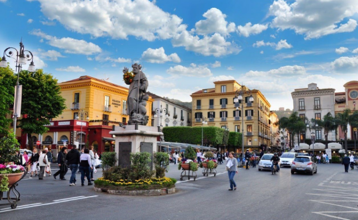 Piazza Tasso em Sorrento