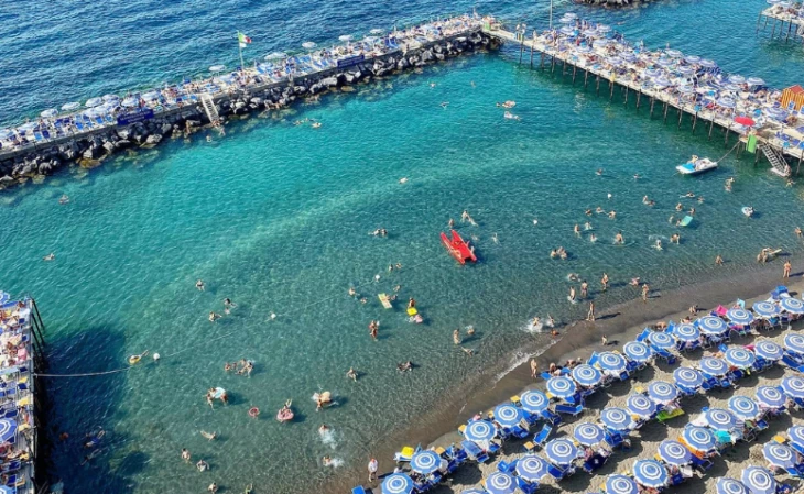 Praias privadas em Sorrento