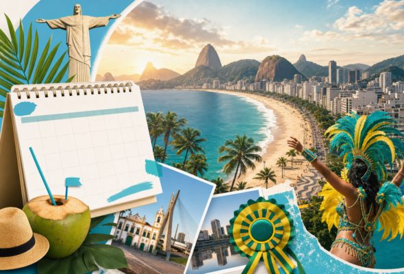FERIADOS 2026: calendário com feriados nacionais e facultativos